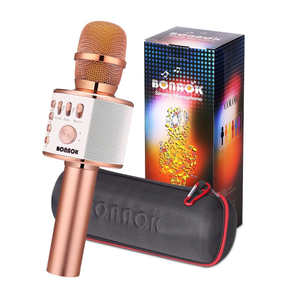 BONAOK Wireless Bluetooth Karaoke Microphone 🎤